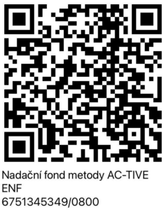 QR kód Nadační fond metody AC-TIVE ENF